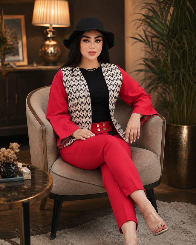 کت شلوار زنانه ـ مجلسی ـ اسپرت ـ مدل سنتی هندی ـ کد8899