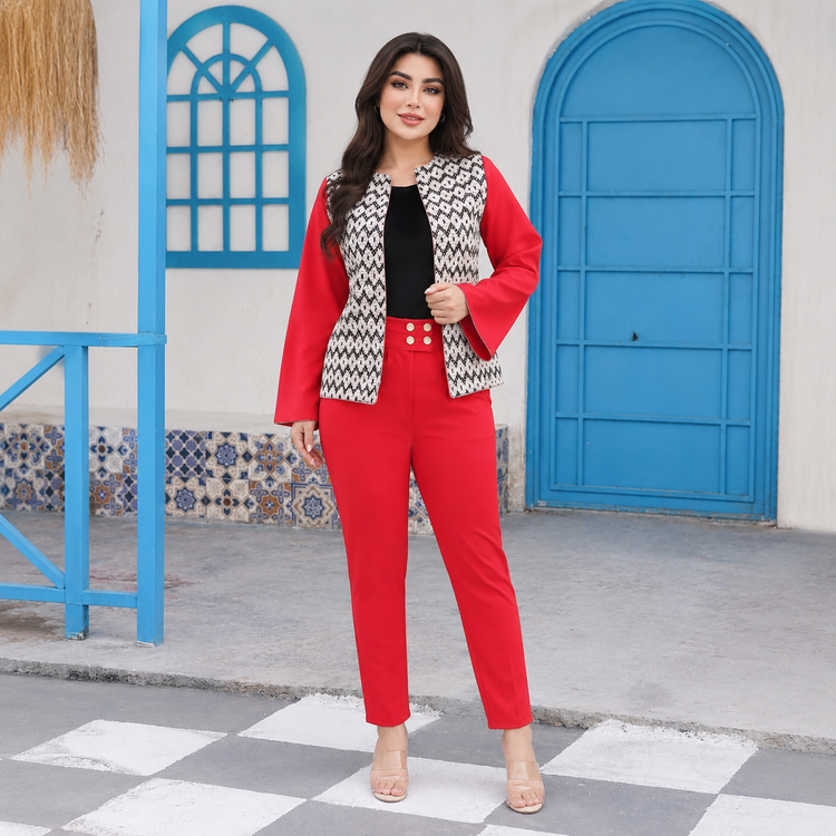 کت شلوار زنانه ـ مجلسی ـ اسپرت ـ مدل سنتی هندی ـ کد8899