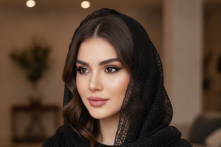 مینی اسکارف ـ تورـ دانتل ـ محرمی ـ مدل یاسی ـ کد1206