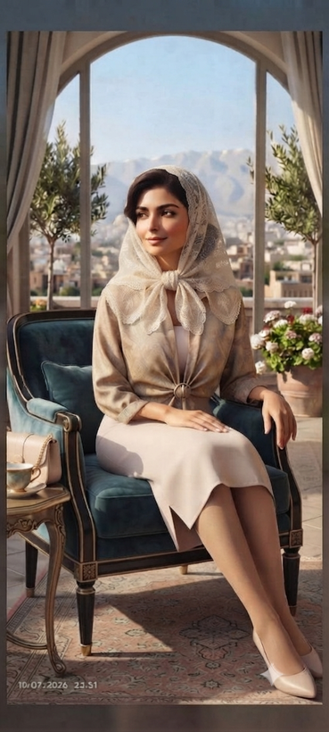 ست دو تیکه زنانه ـ سارافون شومیز گره ای ـ سگک دار ماه رخ ـ کد 33003