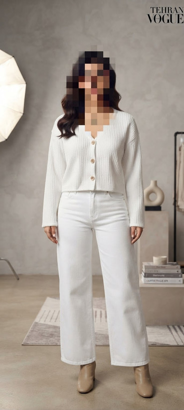 ژاکت بافت زنانه آکرلیک ـ مدل اورالیا ـ کد569870